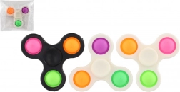 Spinner bubble pops plastic 7 cm – jucărie antistres 3 culori