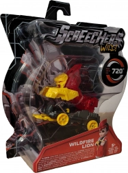 Screechers Wild vehicul transformabil Wildlife Lion – leu roșu