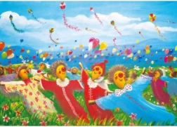 Puzzle carnavalul sperietorilor 1000 de piese