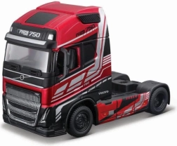 Model metalic camion Volvo FH16 Globetrotter 750 XXL 1:43 de la Bburago – roșu