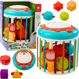 Cub senzorial interactiv cu vulpe, lumini și sunete