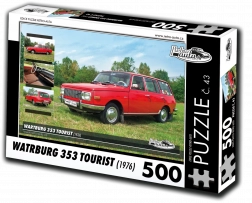 Puzzle Retro-Mașini Wartburg 353 Tourist 1976 500 piese