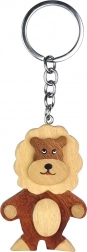 Breloc din lemn cu Leu stând