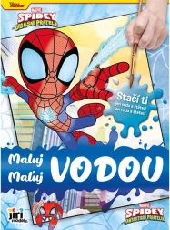 Carte de colorat Pictează cu apă SPIDEY