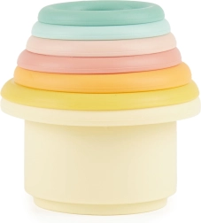 Bieco pahare de stivuire din silicon Tropical Vibes - 7 buc.