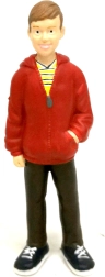 Figurină bărbat cu hanorac 9,7 cm