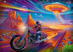 puzzle 1000 piese dreamscapes: cursă nebună