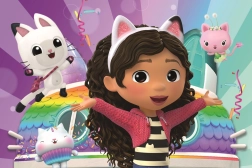 Puzzle mini 54 piese Casa Pisicuței lui Gabi TREFL