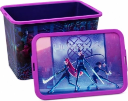 Cutie de depozitare K-Pop Demon Hunters cu capac cu cleme 23 l