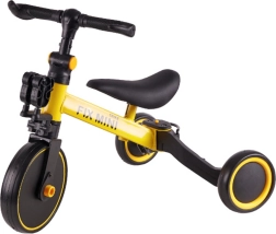 Trike Fix Mini vehicul de împins pentru copii și tricicletă 3‑în‑1 – galben