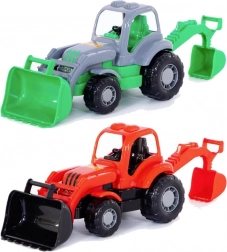 Tractor excavator din plastic 28 cm