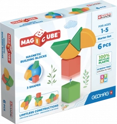 Geomag Magicube Shapes – set magnetic pentru cei mici, 6 piese