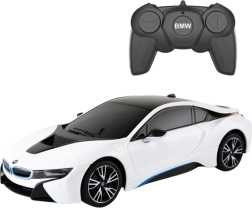 Mașină RC BMW i8 1:18 albă