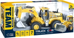 Camion RC de construcții 1:22 cu 2,4 GHz și lumini
