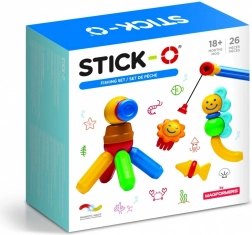 Stick-O Set de construcție magnetic Pescuit