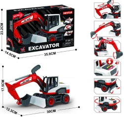 Jucărie – excavator cu cupă mobilă cu lumină și sunet