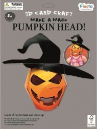 Fiesta Crafts Set creativ mască 3D Dovleac