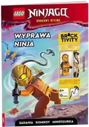 LEGO NINJAGO: expediția ninja – carte interactivă cu minifigurină Arin