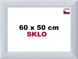 Ramă din aluminiu pentru puzzle 60 × 50 cm – argintie Alaska