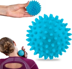 Mingea de masaj și fitness 7,5 cm – albastră