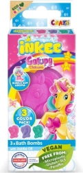Inkee mini set de bombe efervescente pentru baie Unicornul Galupy