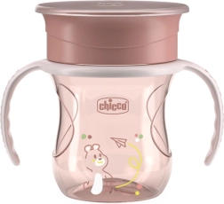 Chicco Cană 360 Perfect Cup cu mânere 200 ml, 12 luni+