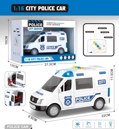 Mașină de poliție cu lumină și sunet