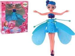 Zână magică zburătoare Albastră păpușă controlată manual