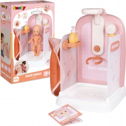 Smoby Baby Nurse set de duș pentru păpuși până la 40 cm cu accesorii