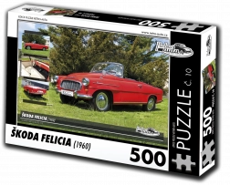 Puzzle Retro-auto Škoda Felicia 1960 – 500 piese