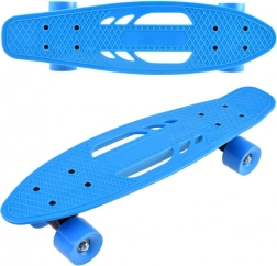 Penny skateboard pentru copii cu decupaje de prindere, până la 50 kg – Albastru