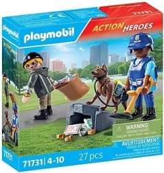Playmobil Căutare cu câinele polițist