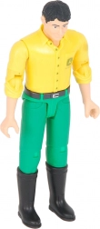 Bruder Bworld figurină JOHN DEERE – tricou galben, pantaloni verzi
