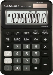 Calculator SEC de birou cu afișaj LCD cu 12 cifre