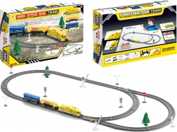 Mare tren electric șine de tren vagoane lumină