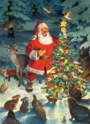 Puzzle COBBLE HILL Bradul lui Moș Crăciun 1000 piese