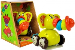 Mașinuța Elefant pentru Bebeluși cu Tulpină Mobilă