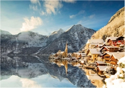 Educa Puzzle Iarna în Hallstatt 1500 piese