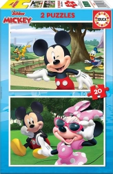 Educa Puzzle Mickey și prietenii 2x20 piese