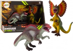 Set figurine dinozauri spinozaur și dilofosaur 2 buc