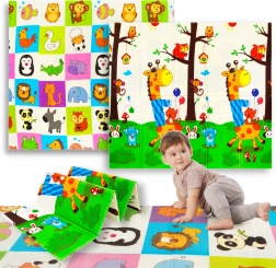 Humbi saltea pliabilă din spumă XPE, față-verso, 200 × 180 × 1 cm