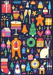 Puzzle vacanță de iarnă 1000 piese Yazz