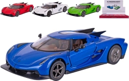 Kinsmart Koenigsegg Jesko Absolut model auto metalic cu mecanism pull-back