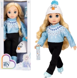 Păpușă fashion Disney ILY 4Ever pe patine, inspirată de Elsa, 48 cm