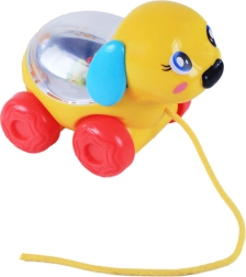 Căţel de tras cu biluţe colorate pentru cei mici