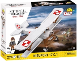 Set de construcție avion Nieuport 17 C.1 – biplan istoric în culorile Poloniei (1:32)