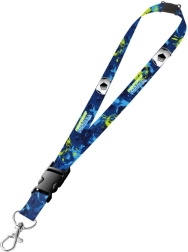 Șnur pentru chei la gât cu motiv de fotbal OXYBAG