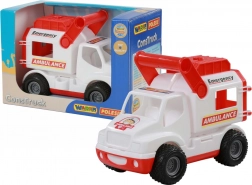 Mașină de pompieri Construck albă - Polesie