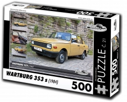 Puzzle Retro-Mașini Wartburg 353 (1984) 500 piese