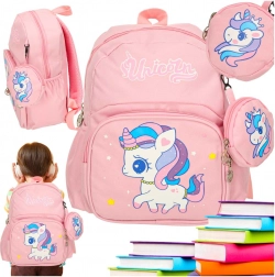 Rucsac școlar pentru copii Unicorn 30x14x23cm